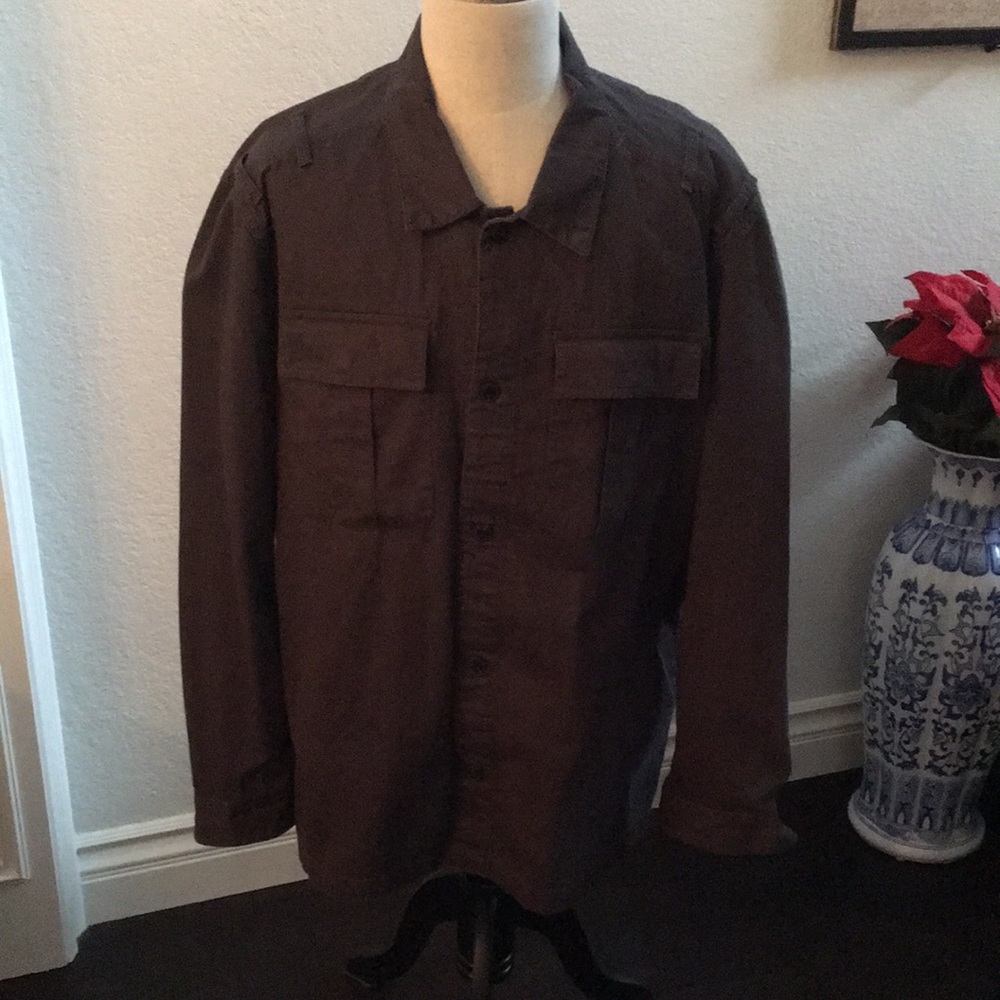 Kenneth Cole Reaction utility shirt jacket
